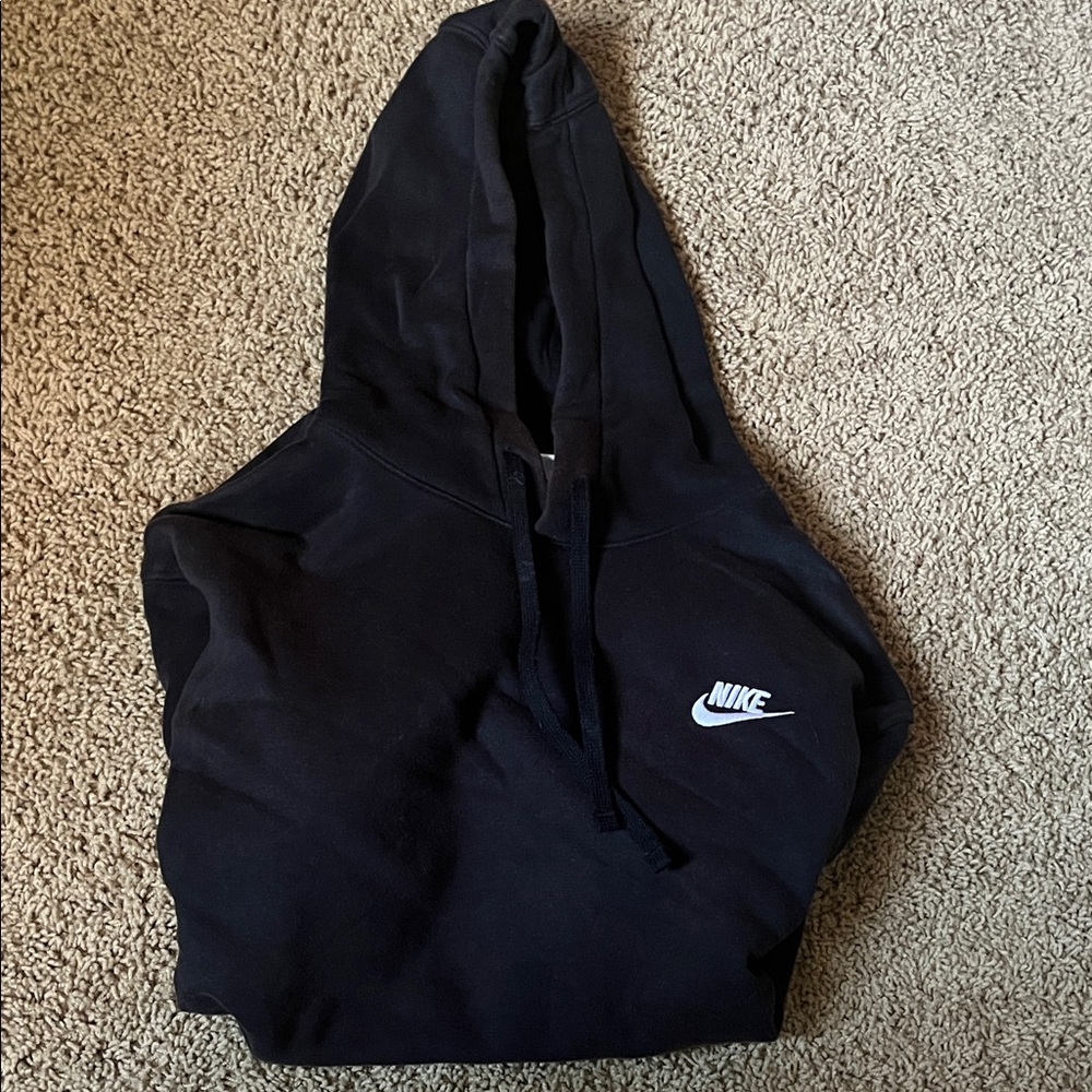 Nike Black Pullover with White Swoosh